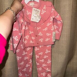 Pink Bow Kids Pajamas